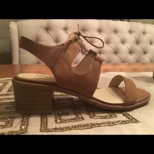 New Seven Dials “Alethea” block heel sandal